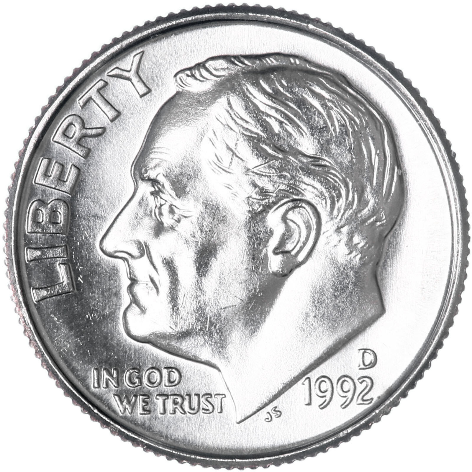 1992 D Roosevelt Dime BU US Coin