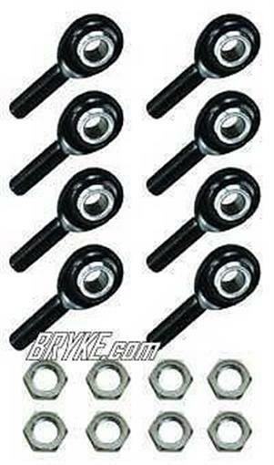 5/8" Male Heim Rod End 8 Pack Heims Chrome Moly PCM NEW