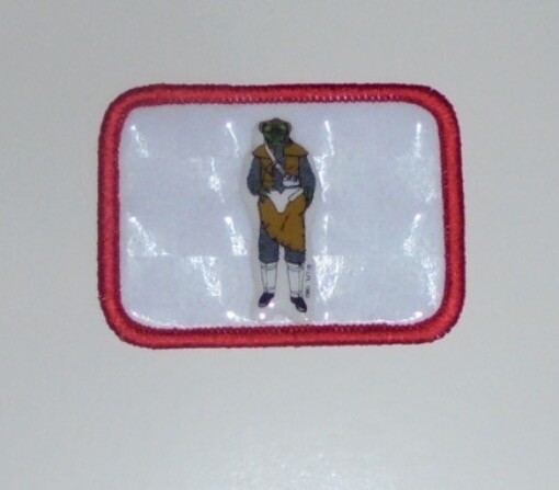 STAR WARS Guard Soldier Officer Pilot ? Vintage Puffy Prism Sticker Movie Patch