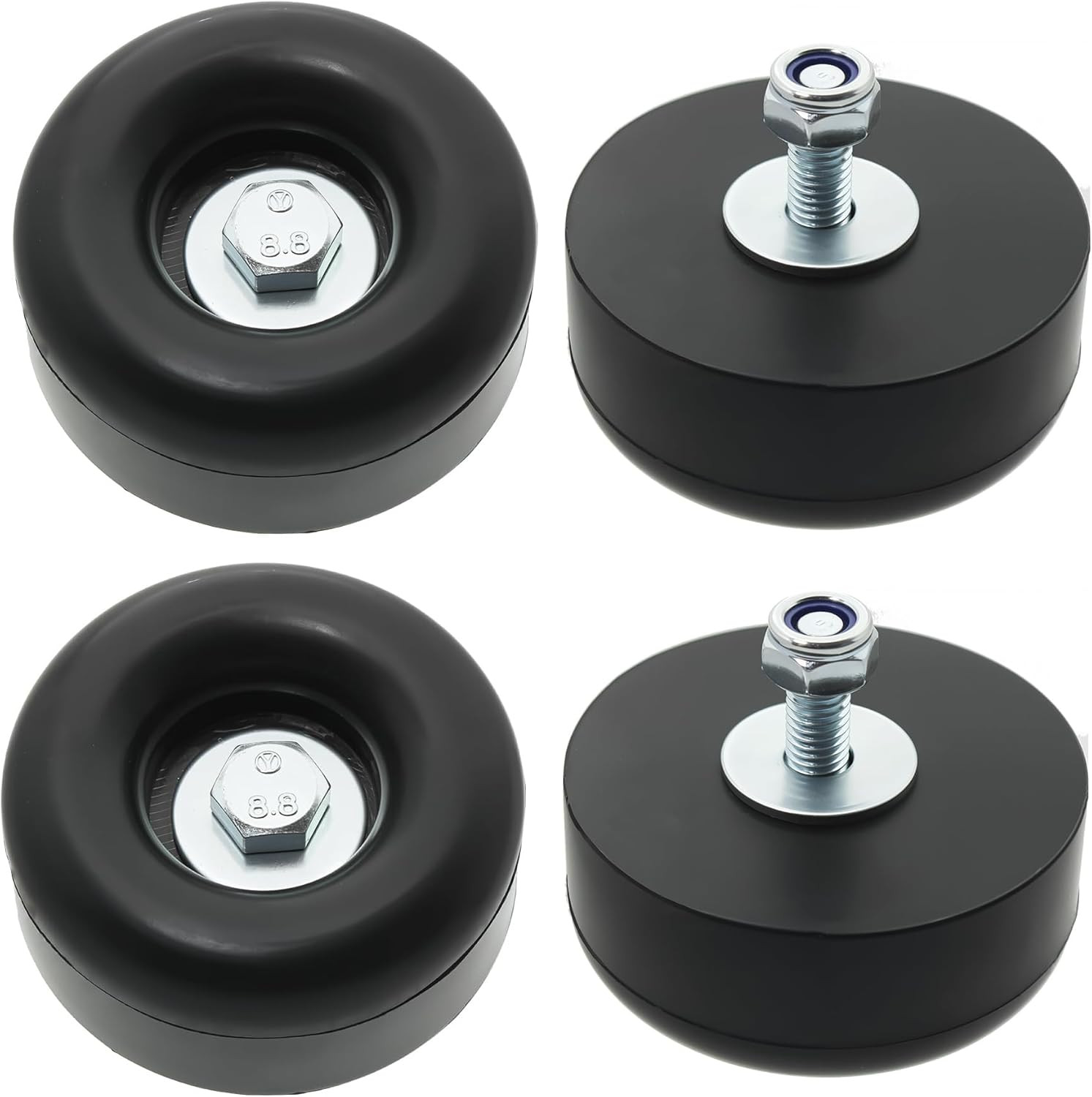 Heavy Duty Rubber Anti Vibration Feet for Generators, Pressure Washers, Air Comp