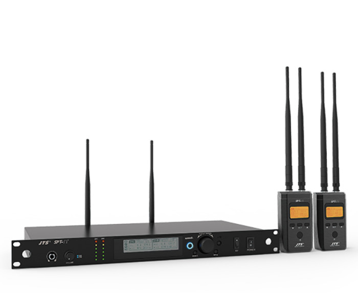 JTS SPT-1R/SPT-1T System (470-506 MHz) | Wireless Audio Transmitter Pack