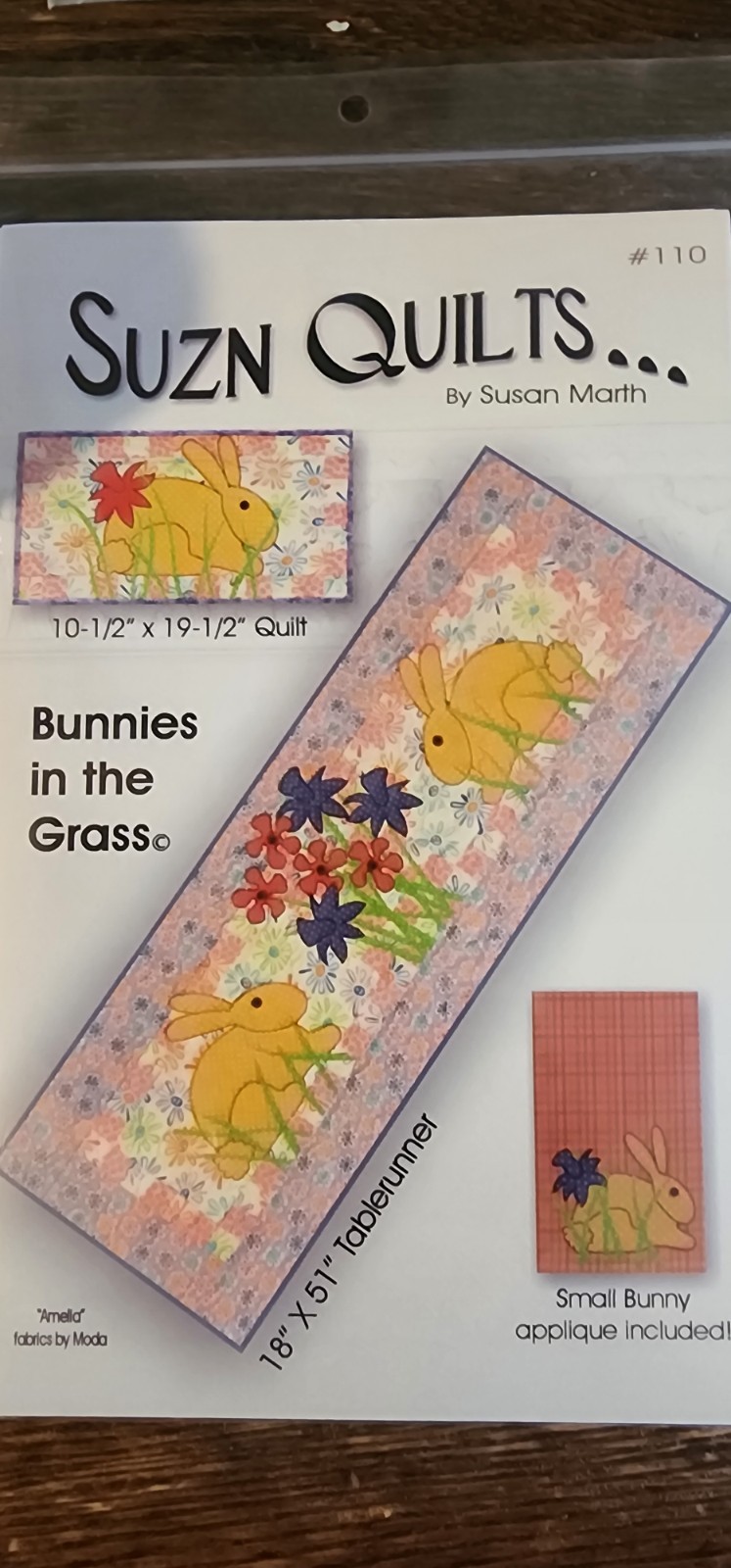 Suzn Quilts Bunnies In The Grass 110 By Susan Marth