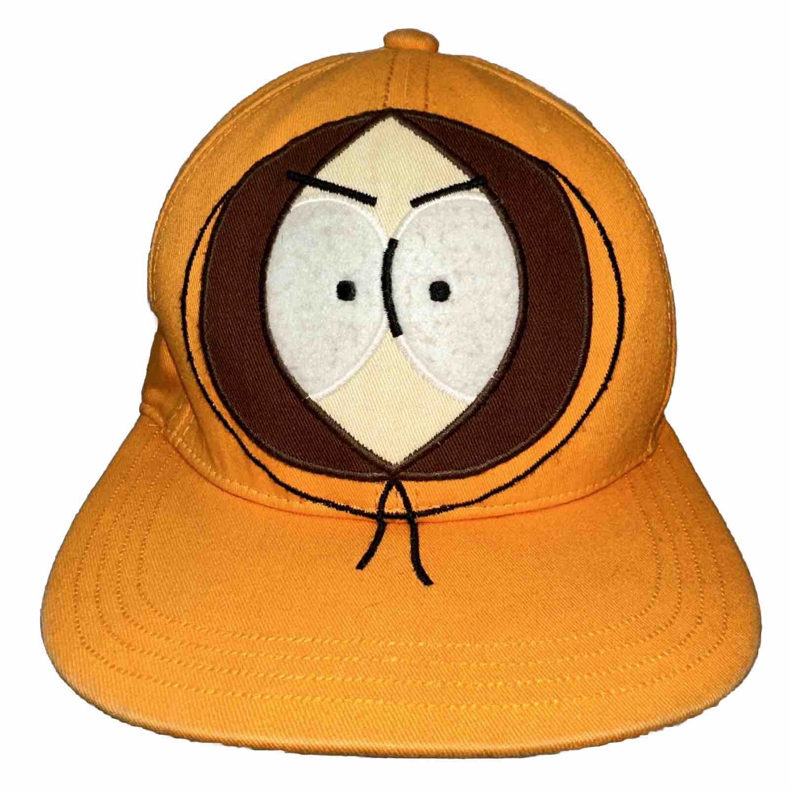 South Park Kenny Hat Cap Orange with Character on Front Snapback