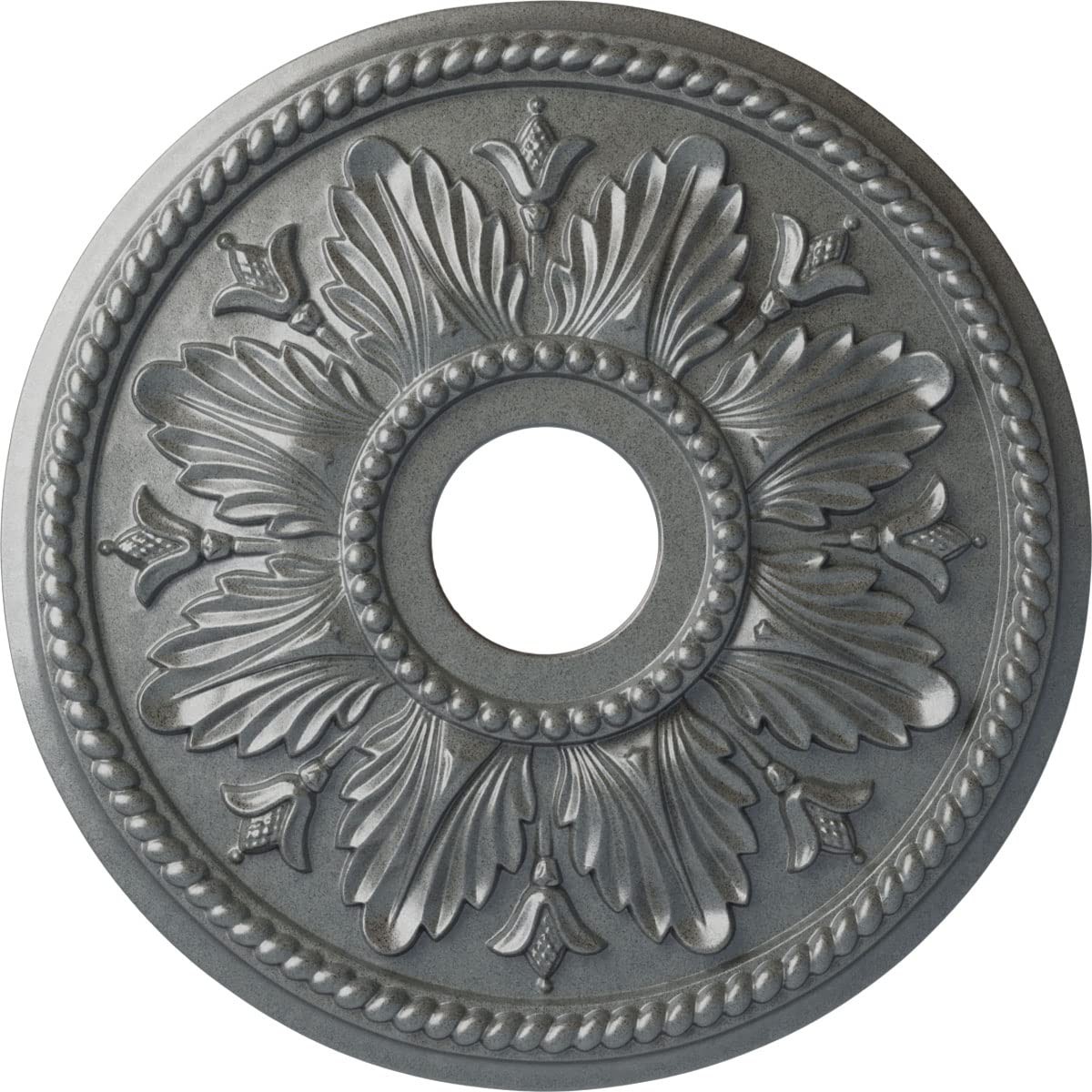 Ekena Millwork Cm18Ed1Pls Edinburgh Ceiling Medallion Platinum