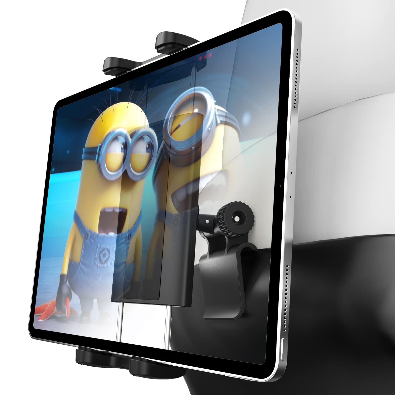 Charchendo [Custom Fit] Tablet Holder for Tesla 4.72 x 5.31 x 5.9, Black