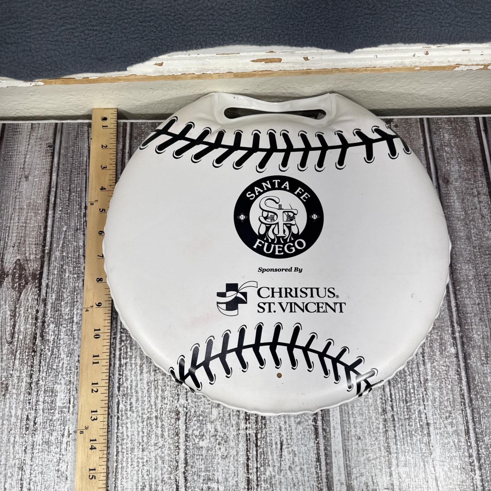 SANTA FE FUEGO Pecos League Baseball Seat Cushion, Christus St Francis ￼
