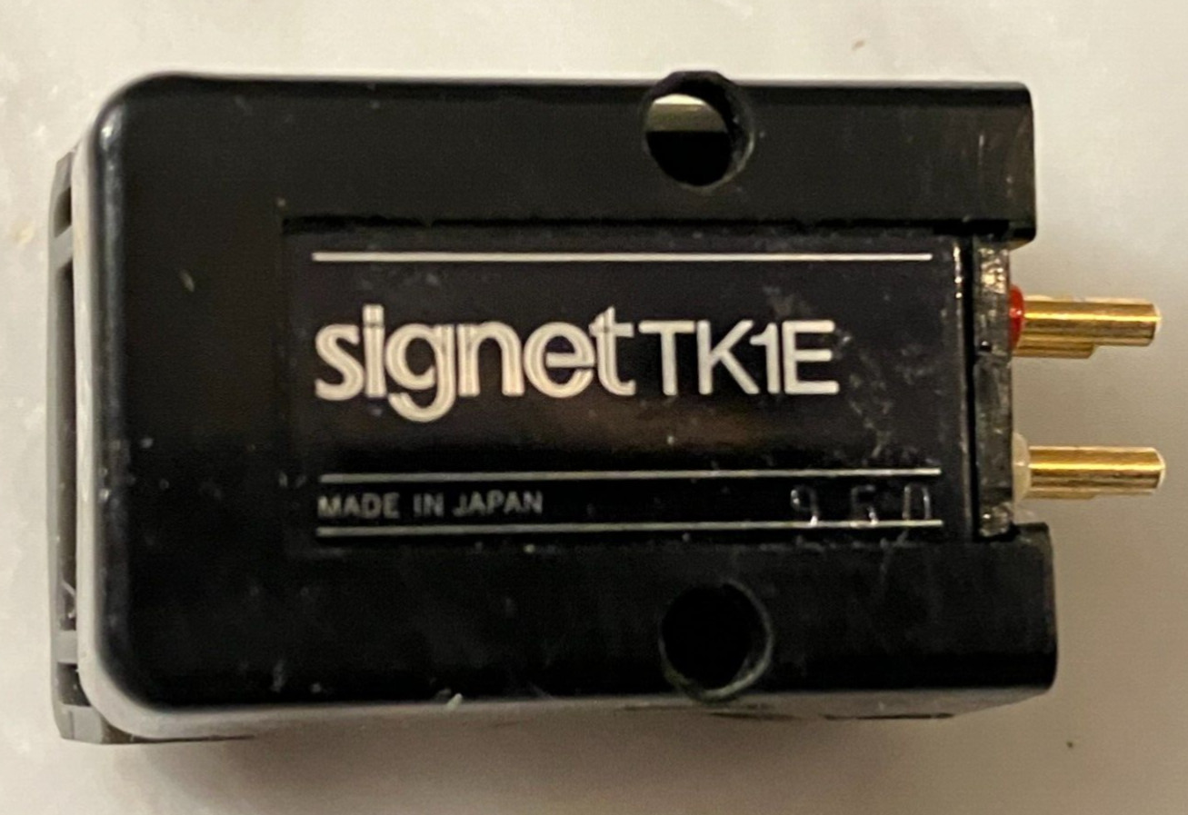 AUDIO TECHNICA SIGNET TK1E CARTRIDGE AND GENUINE SIGNET TKN22 STYLUS
