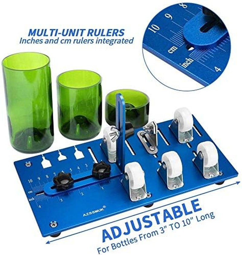Glass Upgraded Bottle Cutting Machine for Cutting Round, Oval Bottles, Home Cra