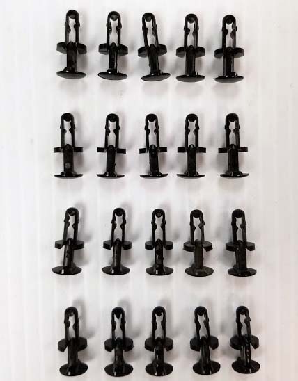 20x Fender Side Panel Clips Push Pin Rivets 3/16" UTV Snowmobile ATV Darts