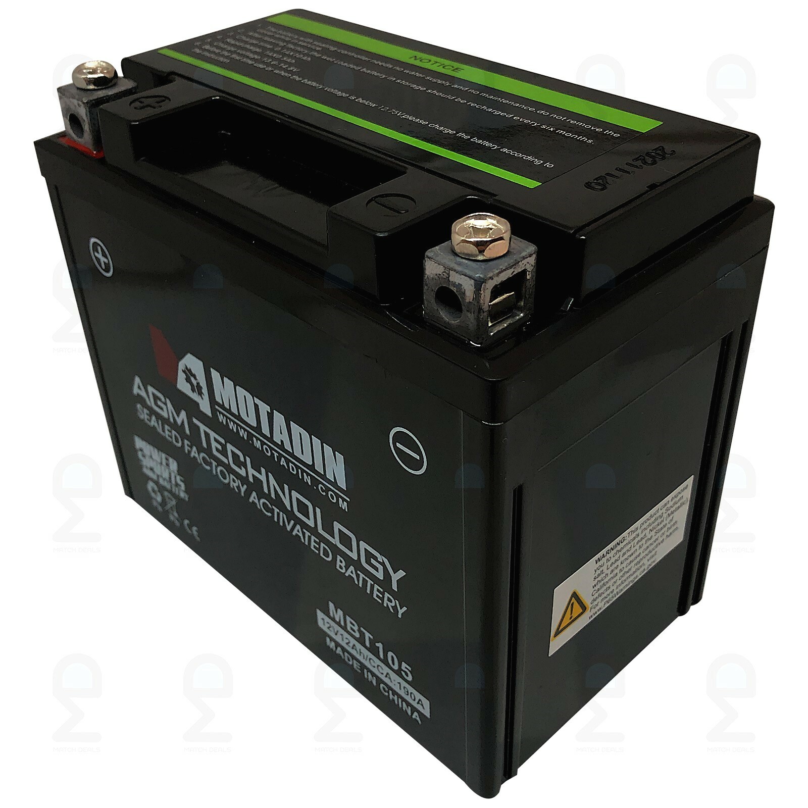 AGM BATTERY FOR SUZUKI OZARK 250 LT-F250 2002-2009 / LT-F250L 2012-2014