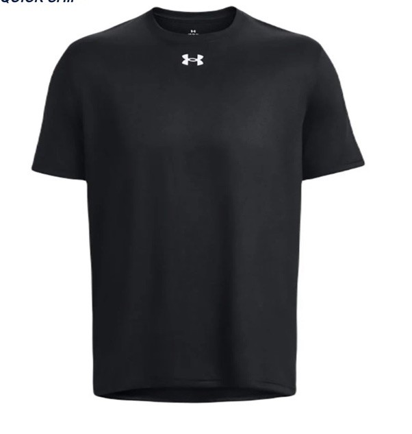 NEW Men's Under Armour Black Heatgear Short Sleeve Shirt NWT Ships Free!