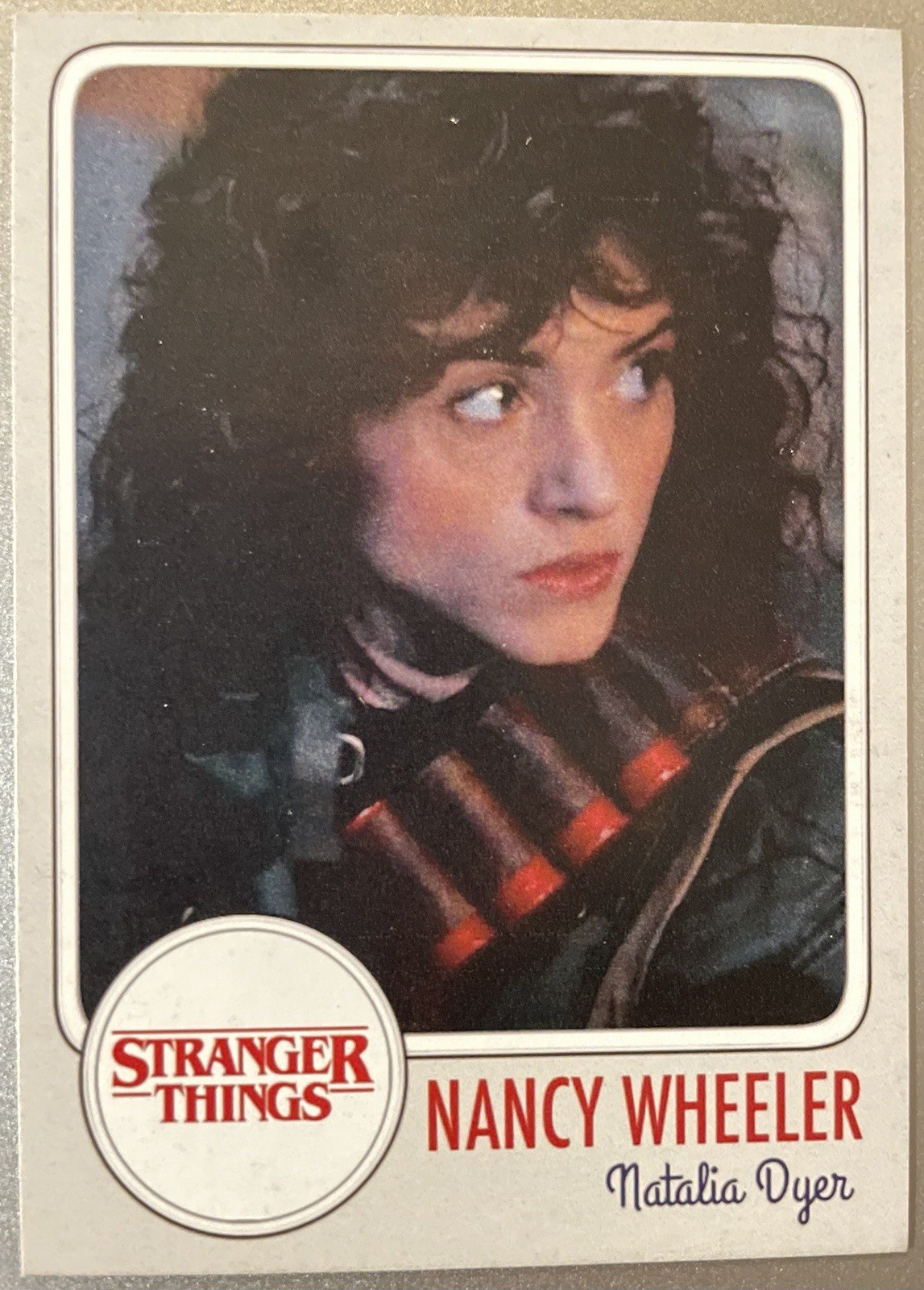 Stranger Things Custom Trading Card- Nancy Wheeler Played By Natalia Dyer