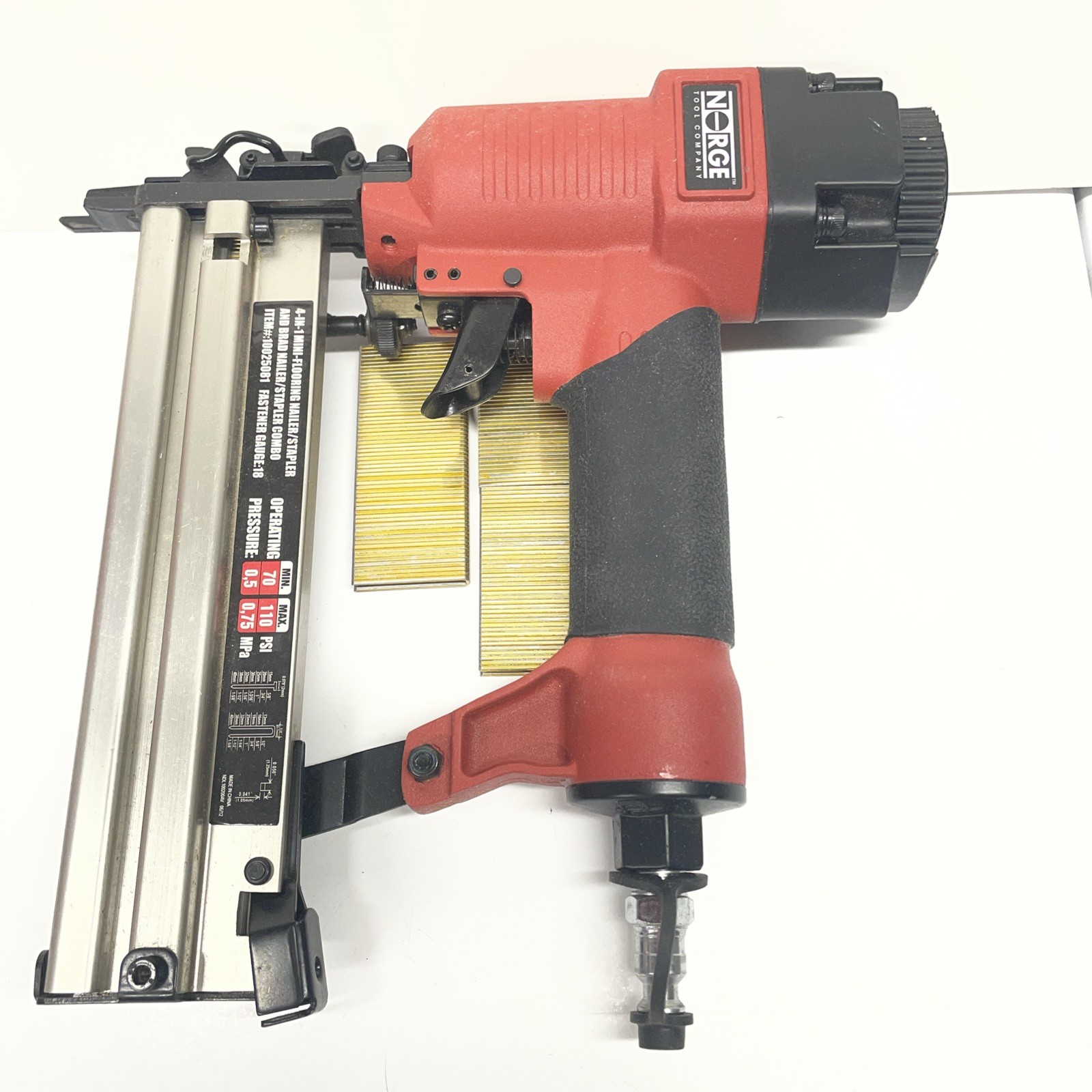 Norge 18g Mini-Flooring&Brad Nailer/Stapler Model 10025081