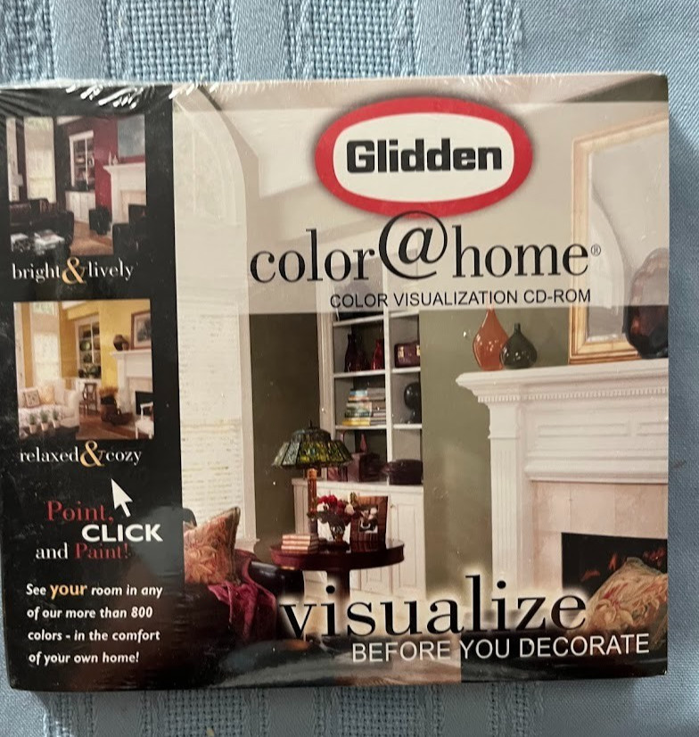 Glidden: Color @ Home II Virtual Paint Software PC CD-ROM for Windows 98/ME/2000