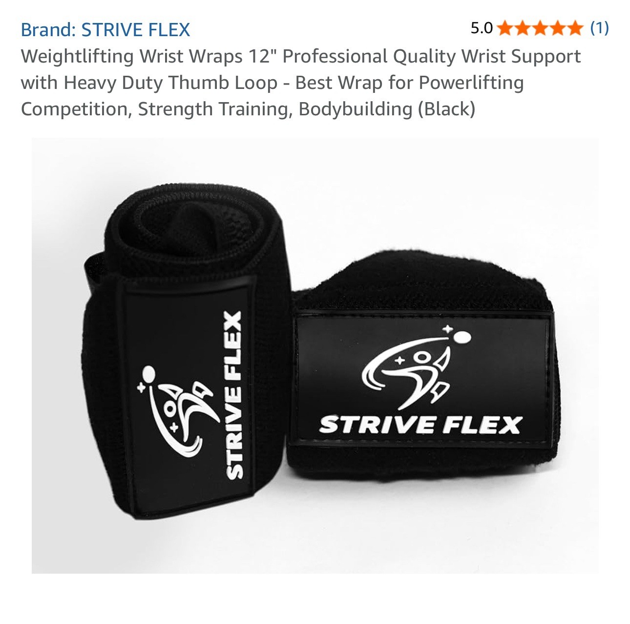 Weightlifting Wrist Wraps 12" Professional Quality Wrist Support