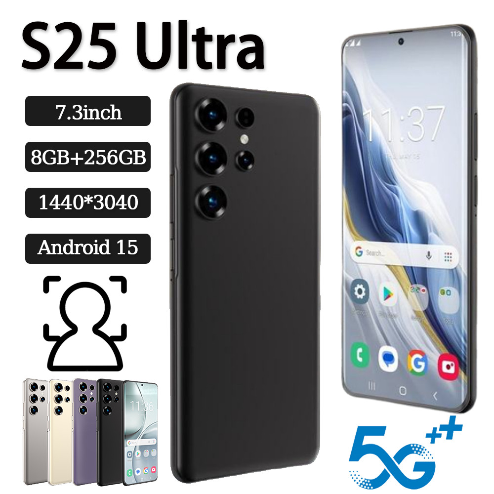 Unlocked Factory New S25 Ultra 5G Smartphone 256GB Android15 Cellphone