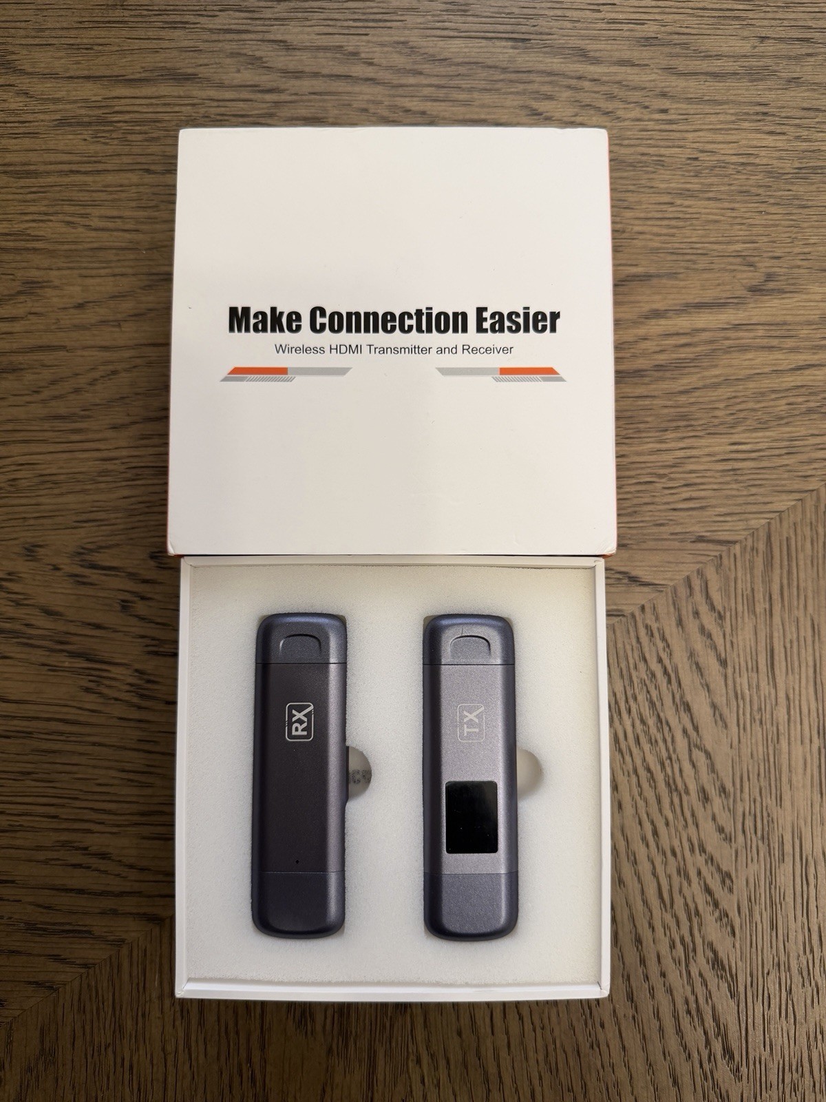 Wireless HDMI Transmitter and Receiver, Plug and Play, Model: TR60