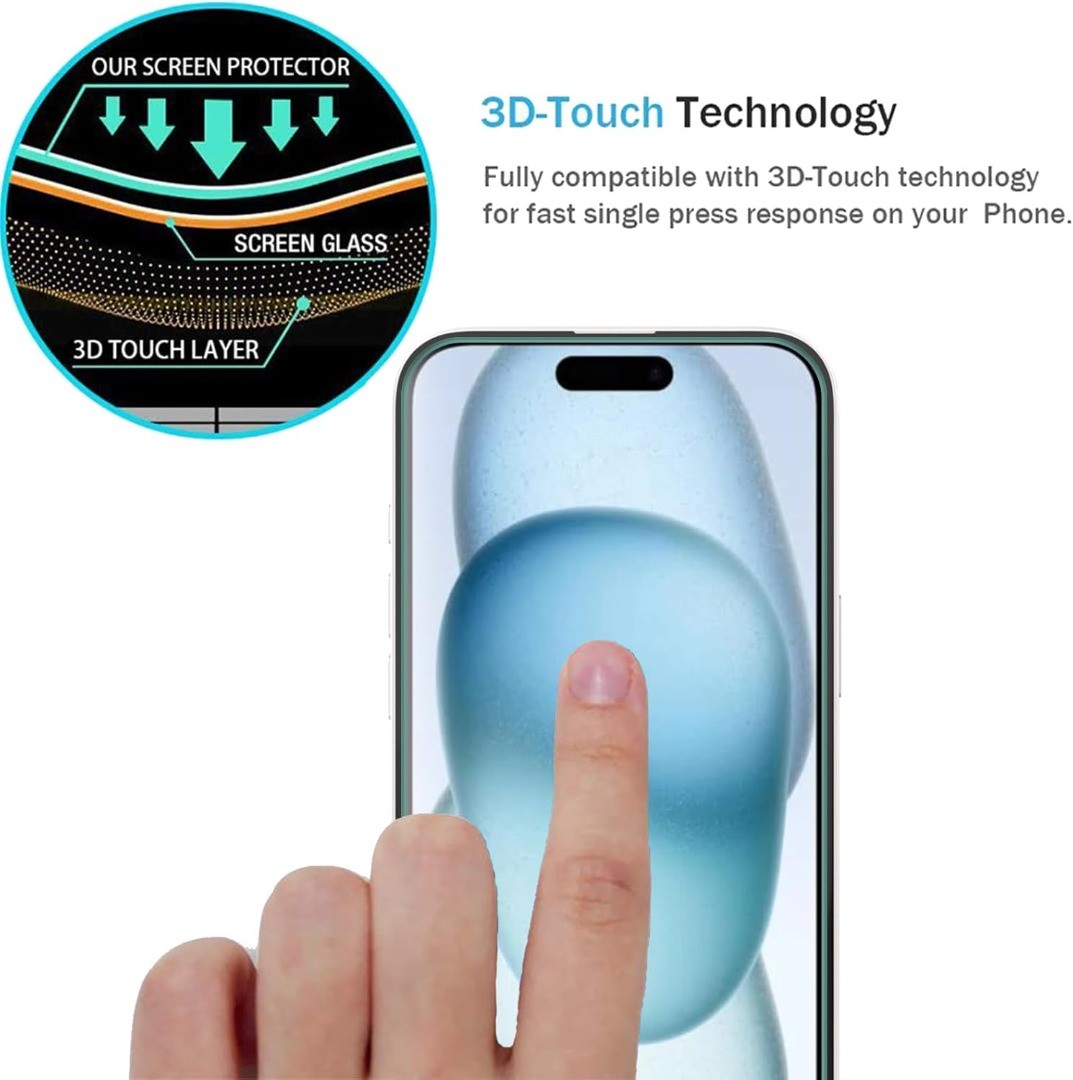 2Pack Gorilla Tempered Glass Screen Protector For iPhone 17e 17 16 15 Pro Max