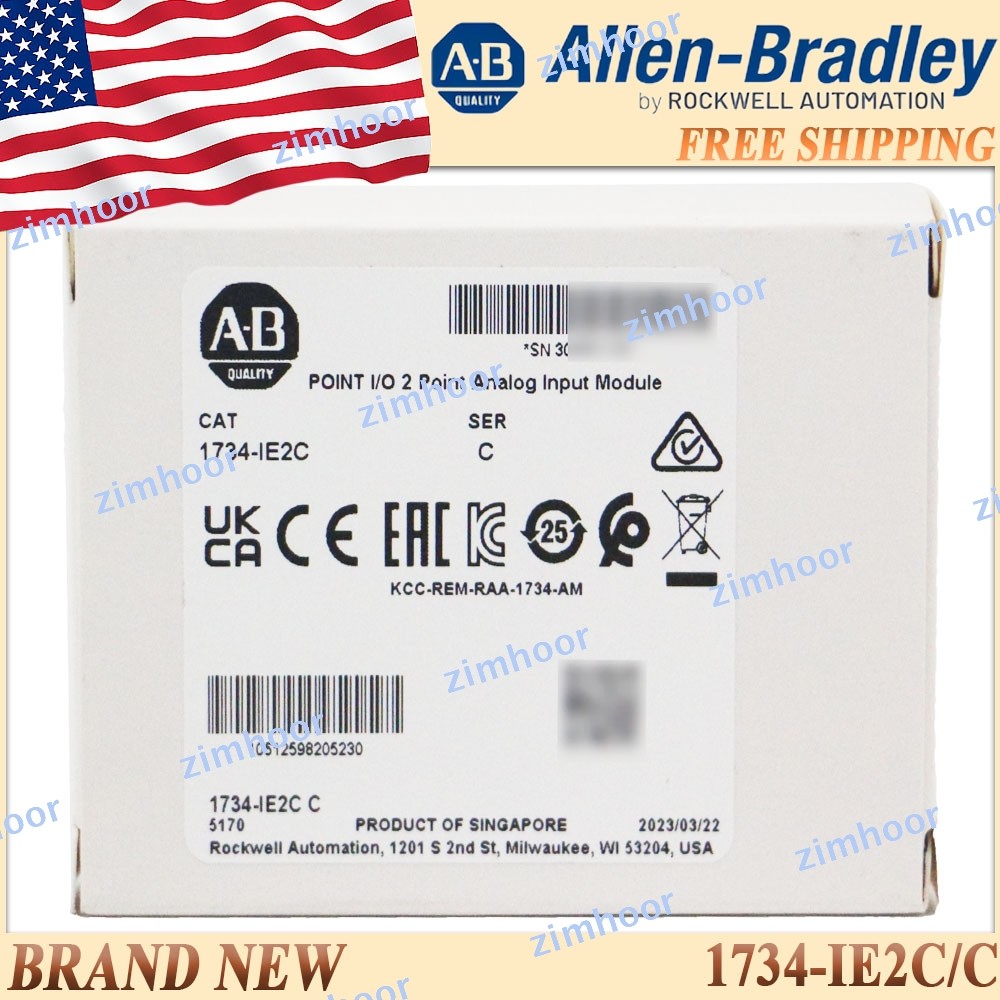 AB New Sealed 1734-IE2C/C POINT I/O 2 Point Analog Input Module Free Ship US 1PC