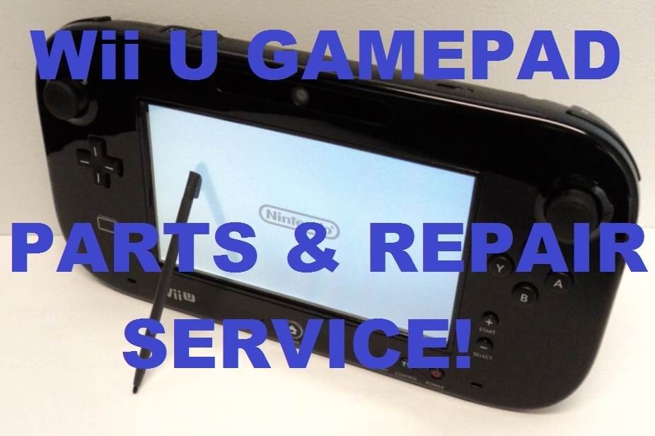 AS IS Broken Nintendo Wii U Gamepad Controller Parts and Repair Service!