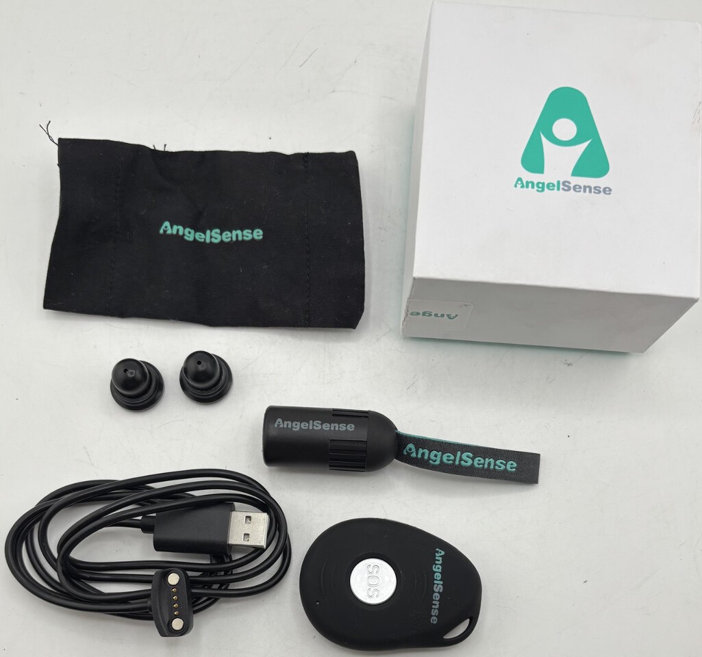 ANGELSENSE EV-07B BLACK ASSISTIVE TECHNOLOGY TRACKING AND SOS DEVICE