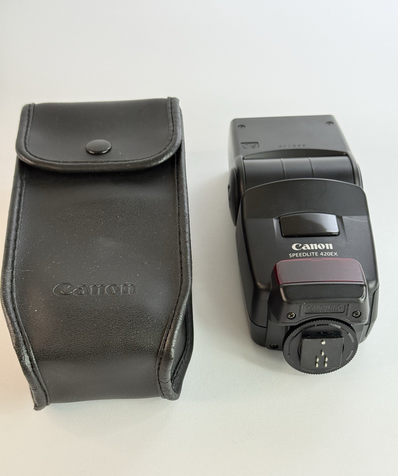 Canon Speedlite 420EX Shoe Mount Flash w/ Case Tested and Working