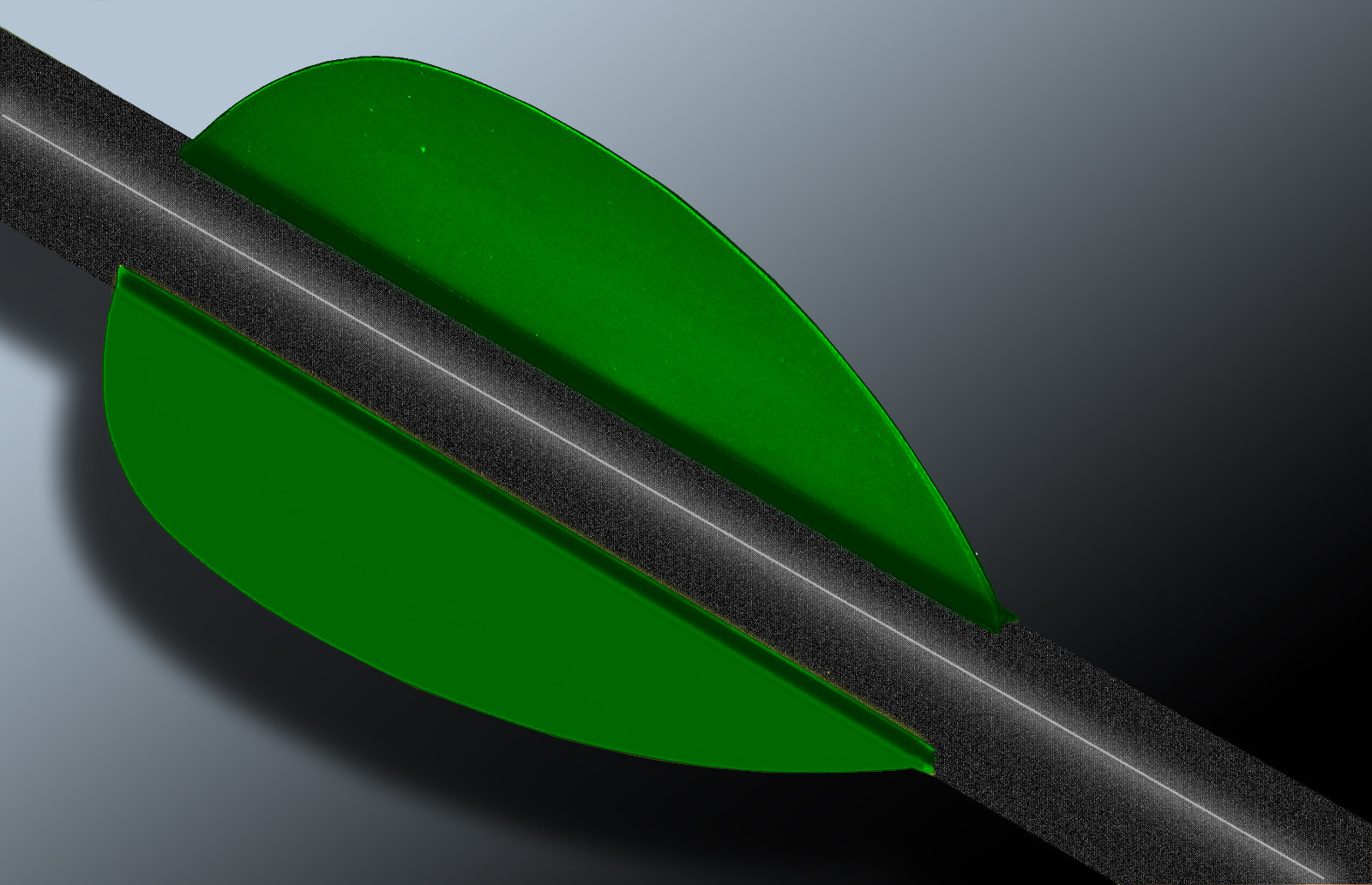 FHP-200 FLASH VANES by Flex-Fletch -Compact Hunting Vanes- 36-pk