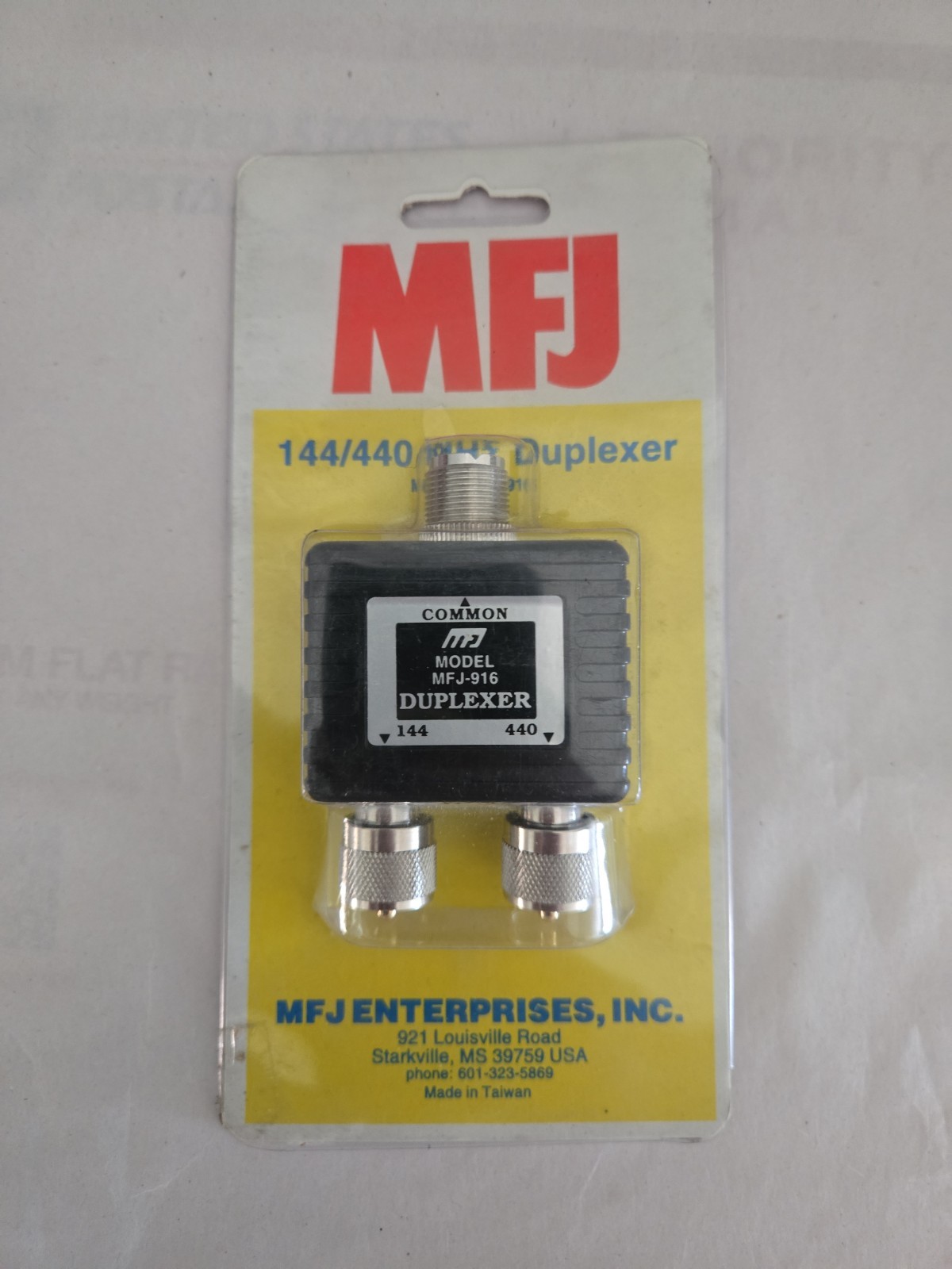 MFJ-916 144/440 MHz Duplexer Ham Radio Splitter New