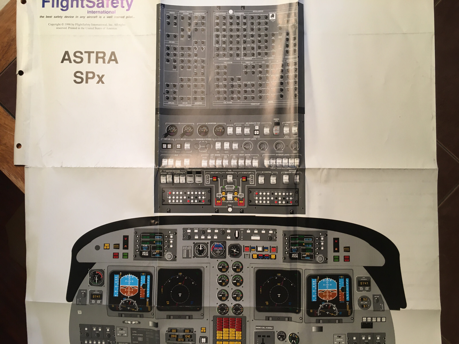 Astra SPx Instrument Panel Poster