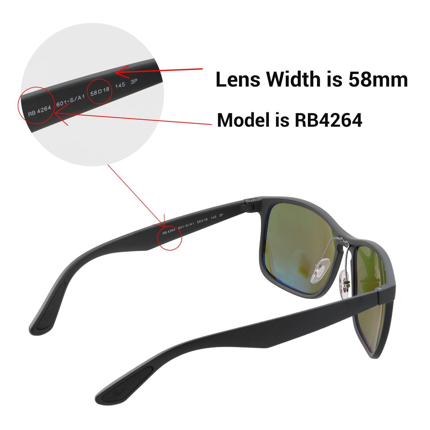 Walleva Replacement Lenses For Ray-Ban RB4264 Chromance 58mm - Multiple Options