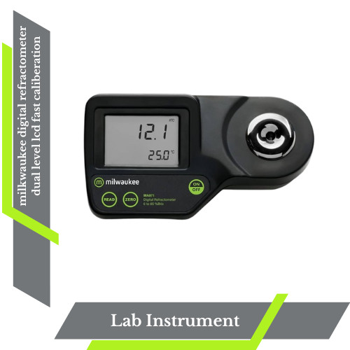 milkwaukee digital refractometer dual level lcd fast caliberation