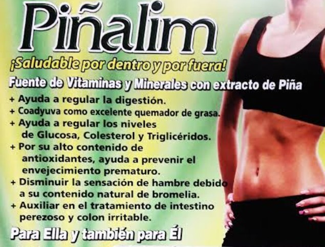 4 Pack Te Pinalim GN+Vida Tea Piñalim Pineapple Exp 2026 Up
