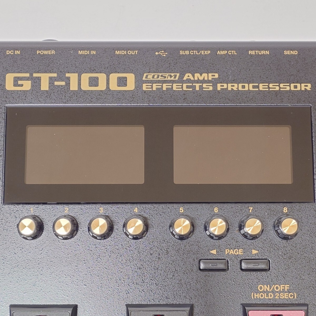 Boss GT-100 ver.2 Multi-Effects Processor Guitar Effect Pedal w/case, box Tested