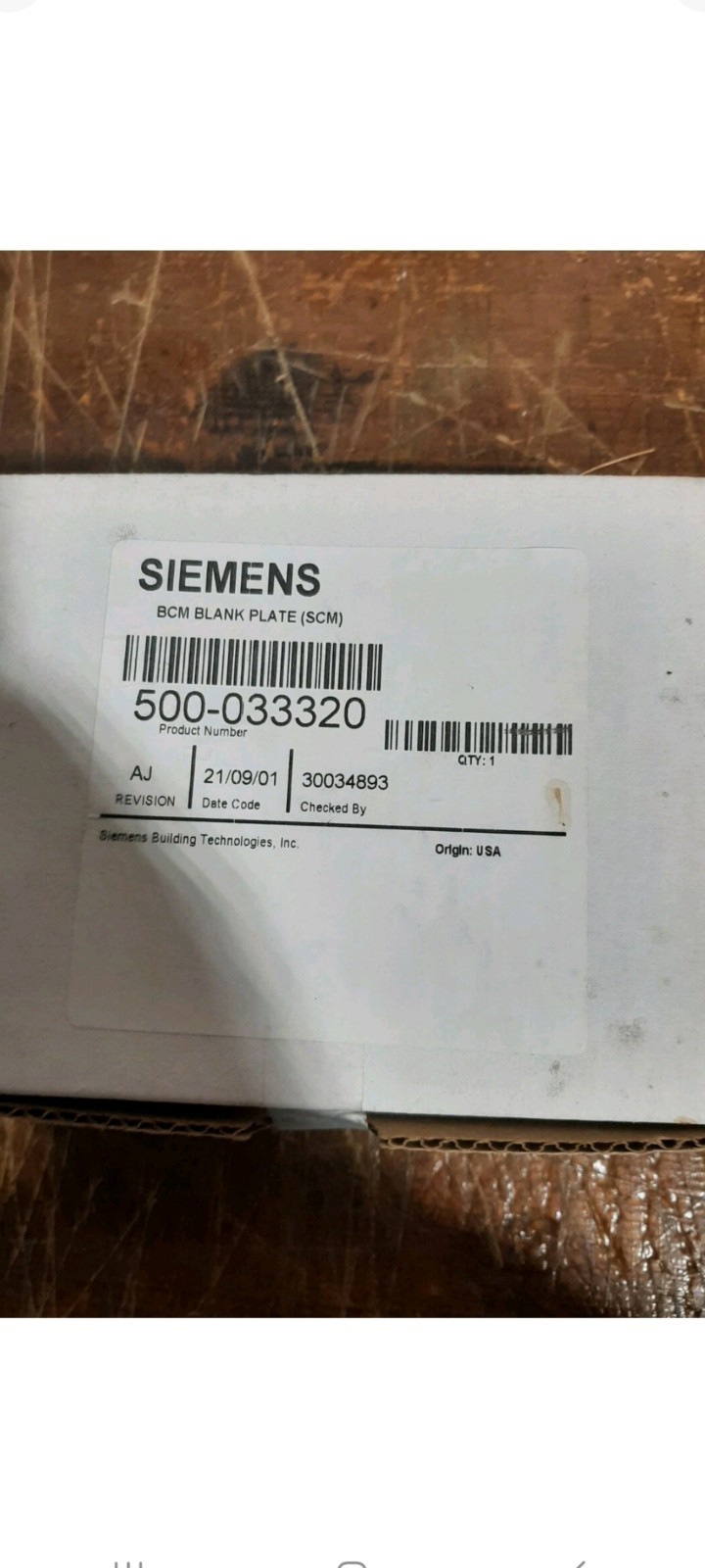 500-033320 BCM Blank Control Module Plate