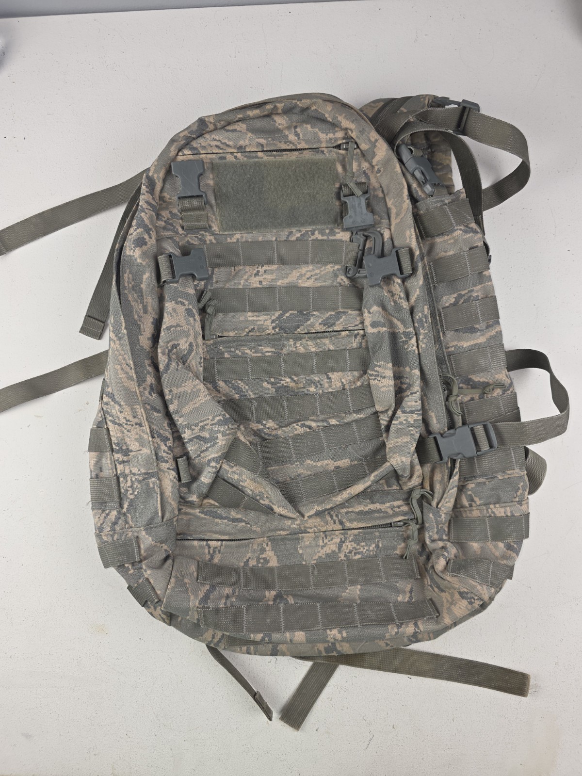GCS USAF ABU Large Military Backpack Bag 3 Day EUC Camo