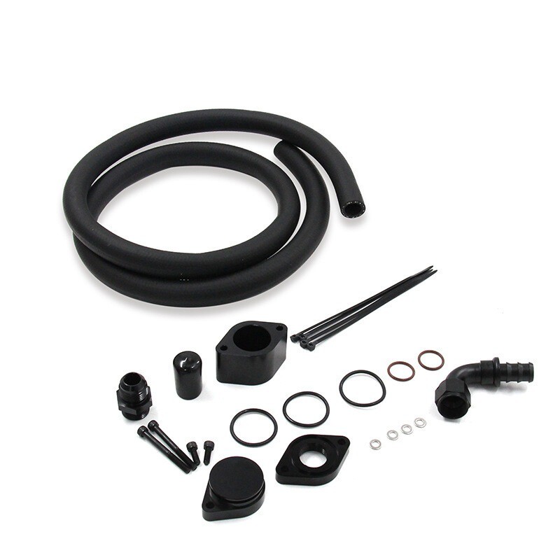 For Ford F250 F350 6.7L Powerstroke 2011-20 Engine Kit CCV PCV Replacement Black