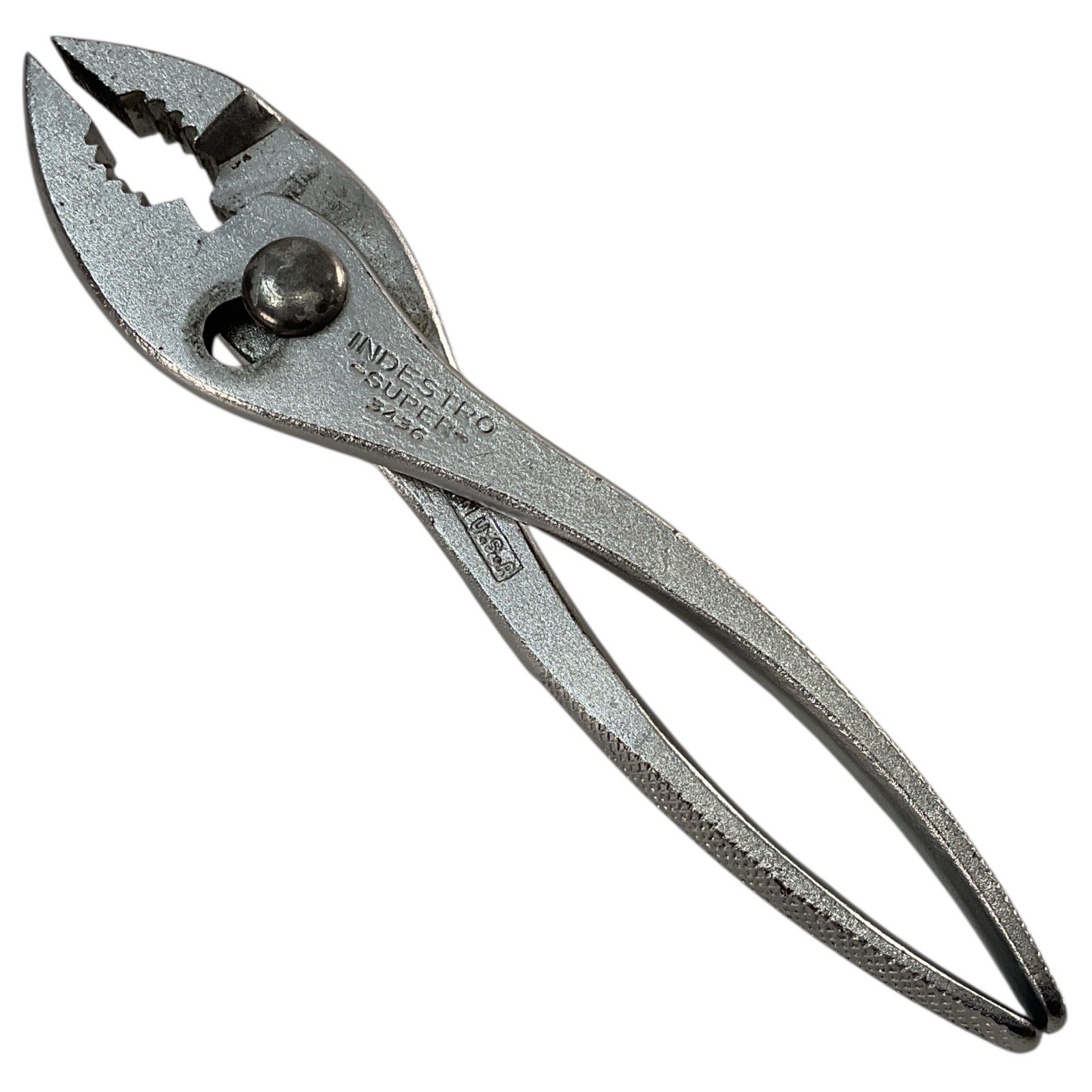 Indestro 3436 Super Slip Joint Pliers 6" Vintage USA Made Hand Tool Collectible