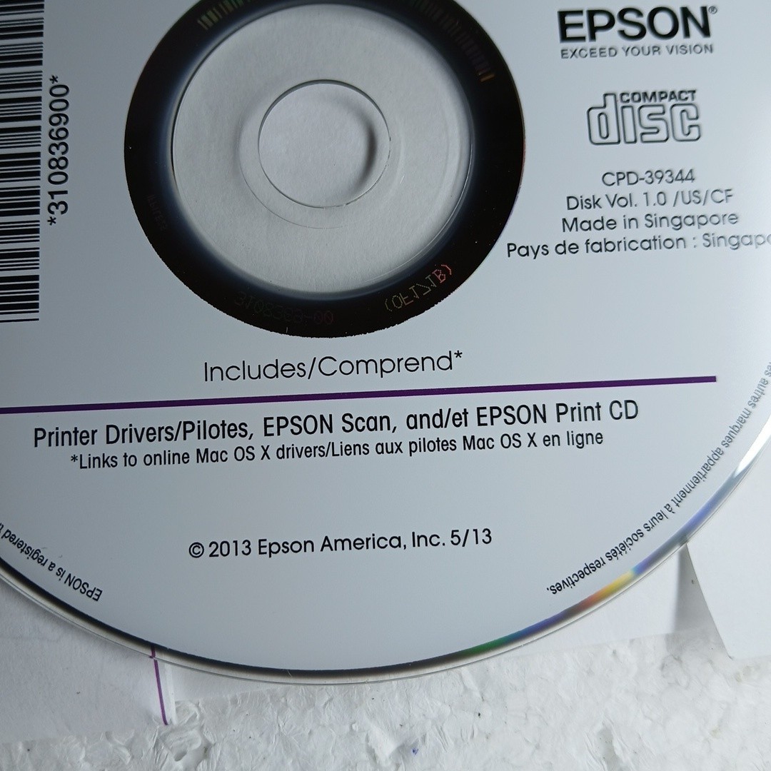 Epson XP-610 Printer Software CD
