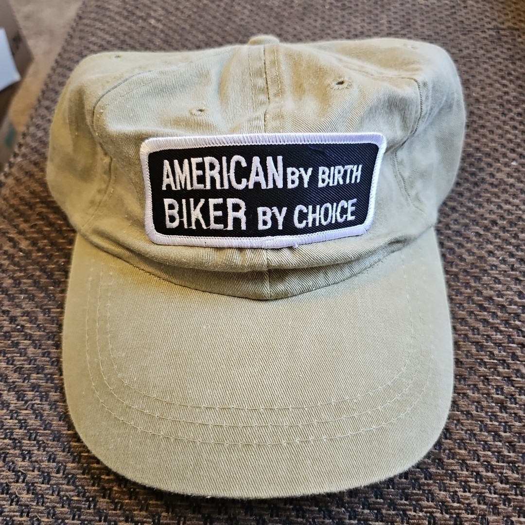 New American By Birth Hat Cap Khakis Embroidered NoveltyHat Adjustable Toppers