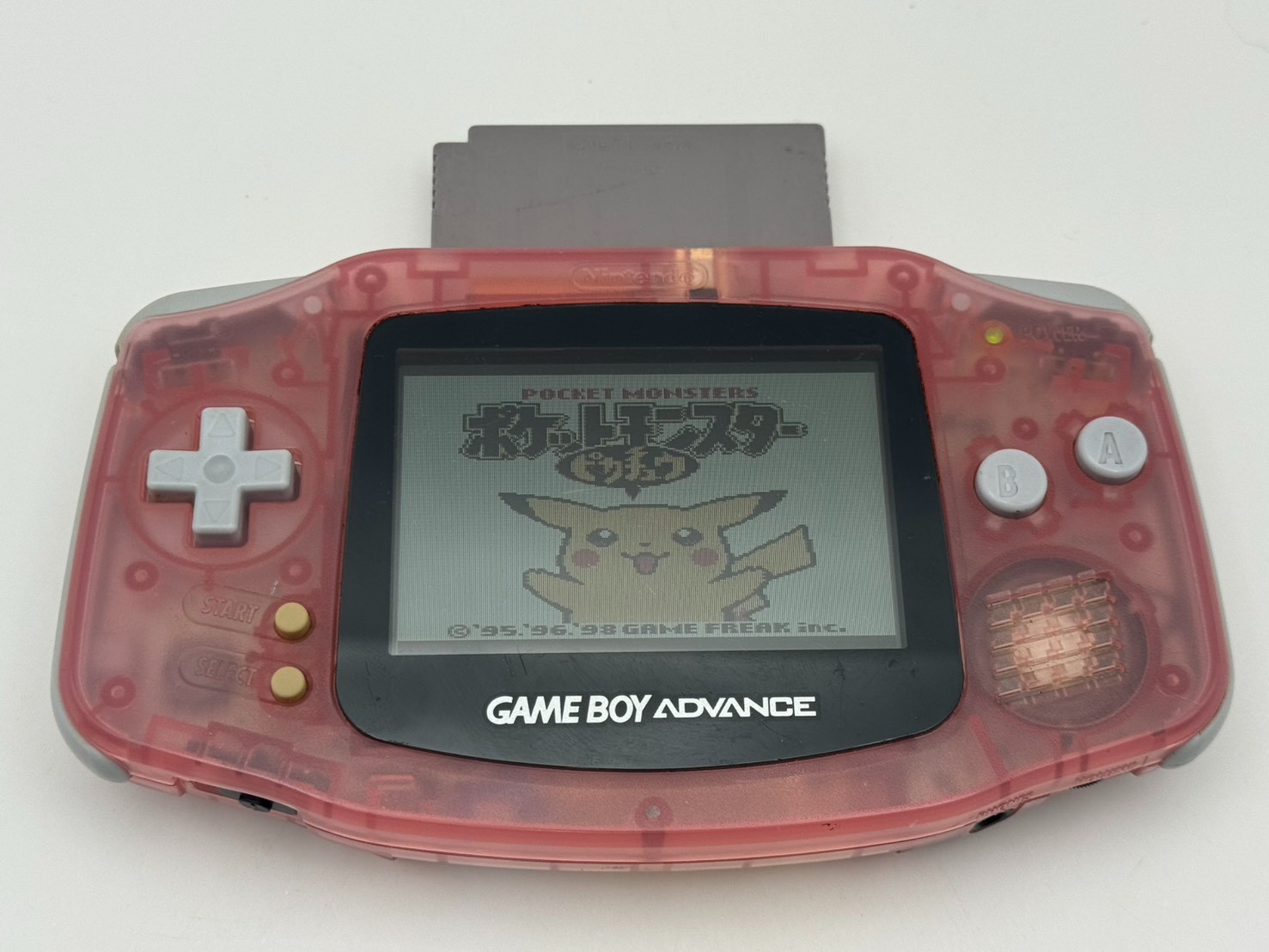 Nintendo Game Boy Advance Milky Pink AGB-001 Console Japan Tested