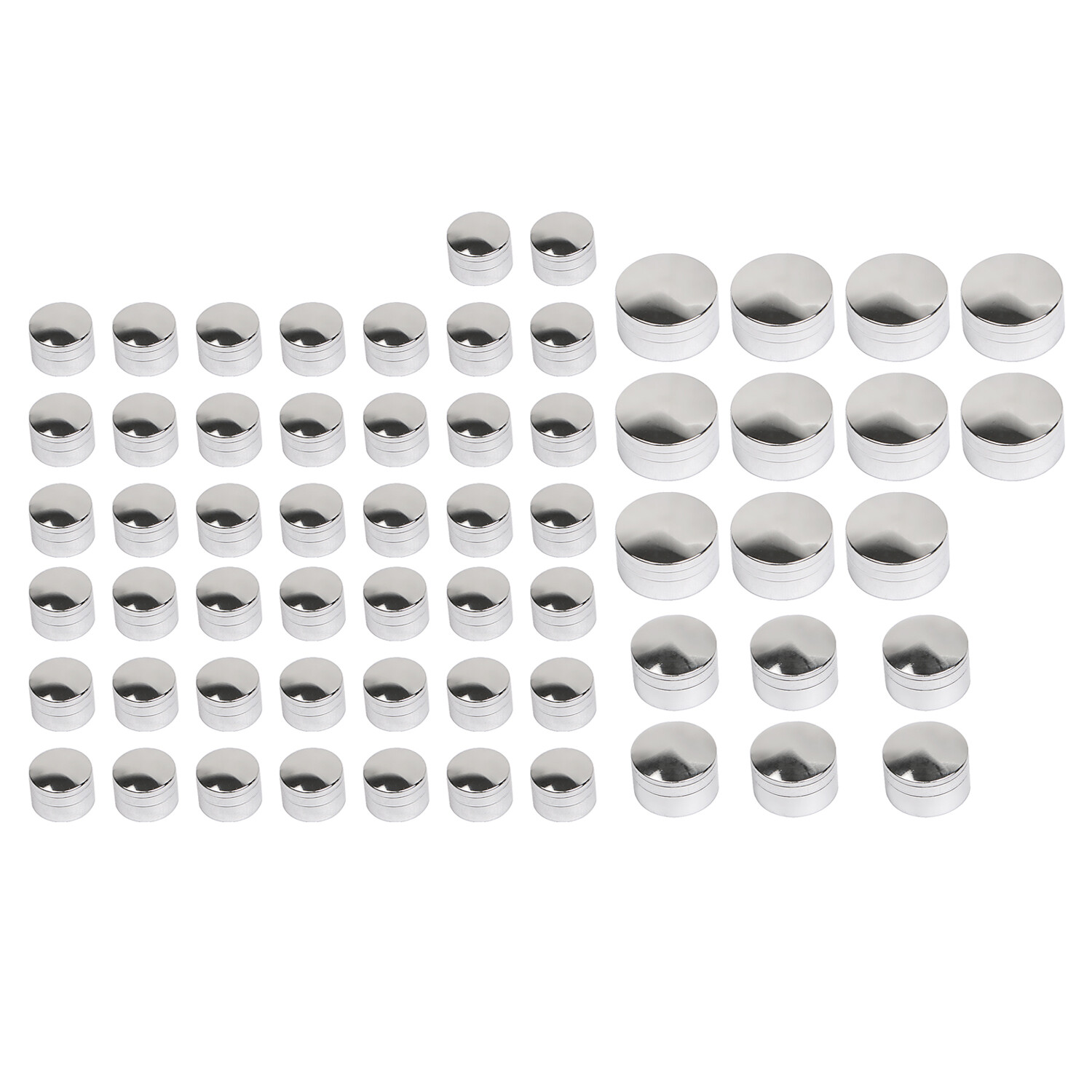 61x Topper Engine Bolt Head Cap Covers For Harley Street Electra Glide Road King