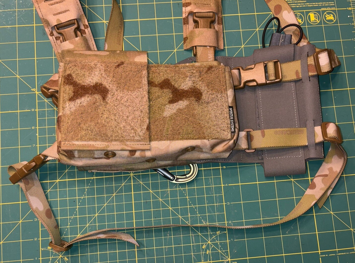 Chest Rig Back Strap - Multicam Arid
