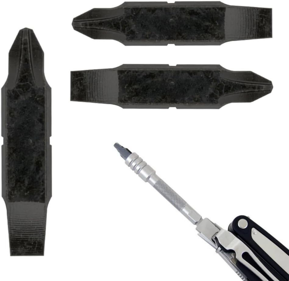 3 Pack Replacement TwoSided Screwdriver Bit For Leatherman MultiTool  #1#2 Ph...