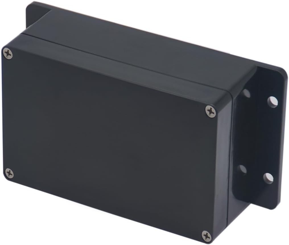 Project Box ABS Plastic Black Electrical Boxes IP65 6.2"x3.5"x2.4",