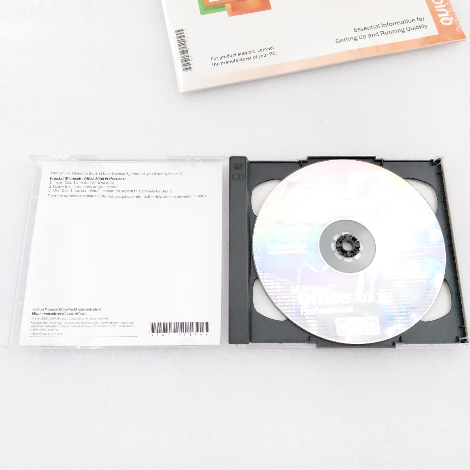 Microsoft Windows 2000 Professional SR-1 & Quick Startup Guide For Gateway PC