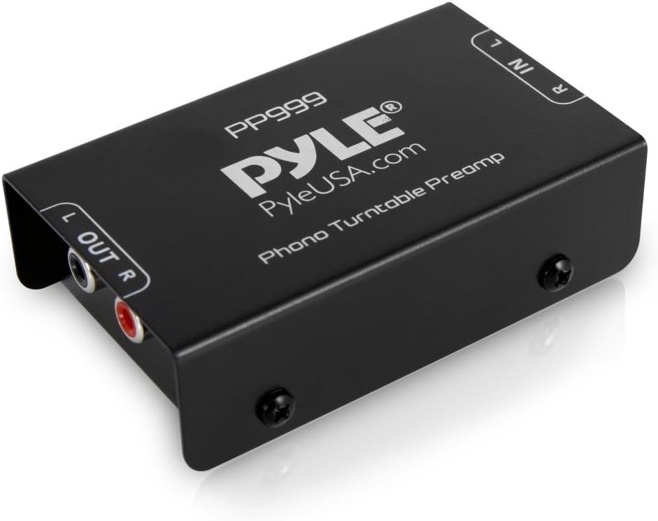 Pyle PP999 Phono Turntable Preamp RCA Stereo Preamplifier 12V Adapter