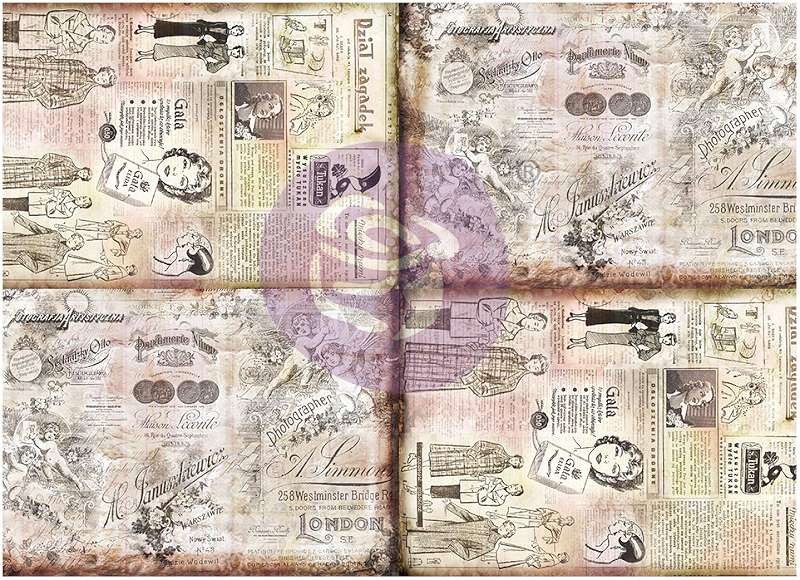 Finnabair Art Daily Tissue Paper 27.5"X19.7" 6/Pkg Butterfly Messages -Journalin
