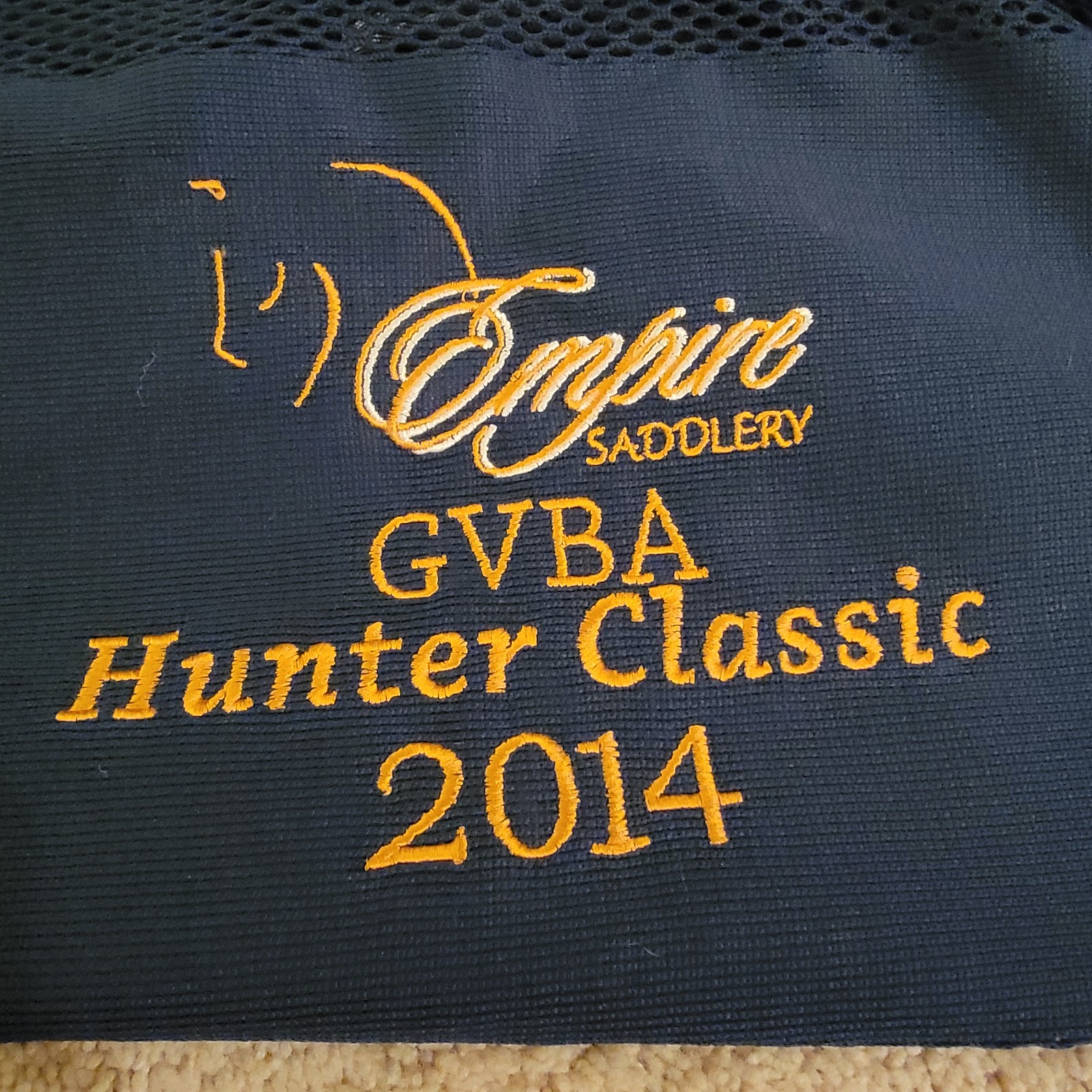 NWT Horseware Rambo Net Cooler, GV Breeders' Association Hunter Classic Navy 78"