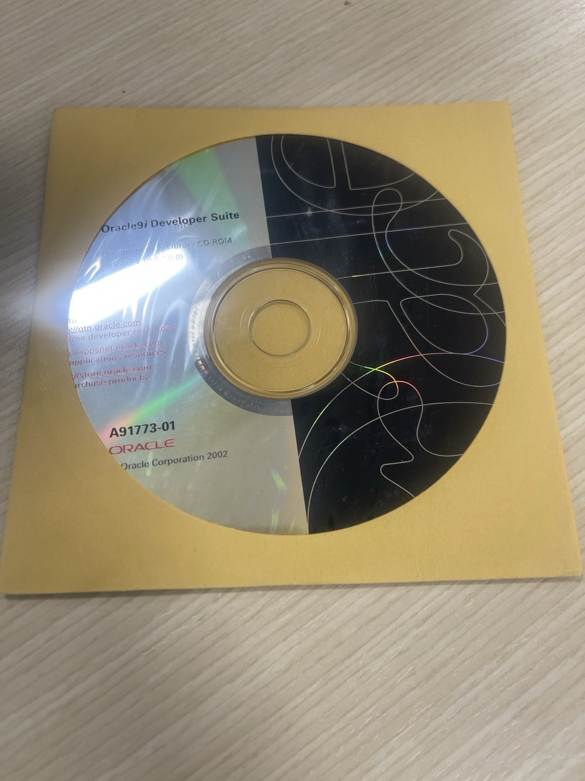 Vintage Oracle9i Developer Suite Documentation Library CD-ROM A91773-01 2002
