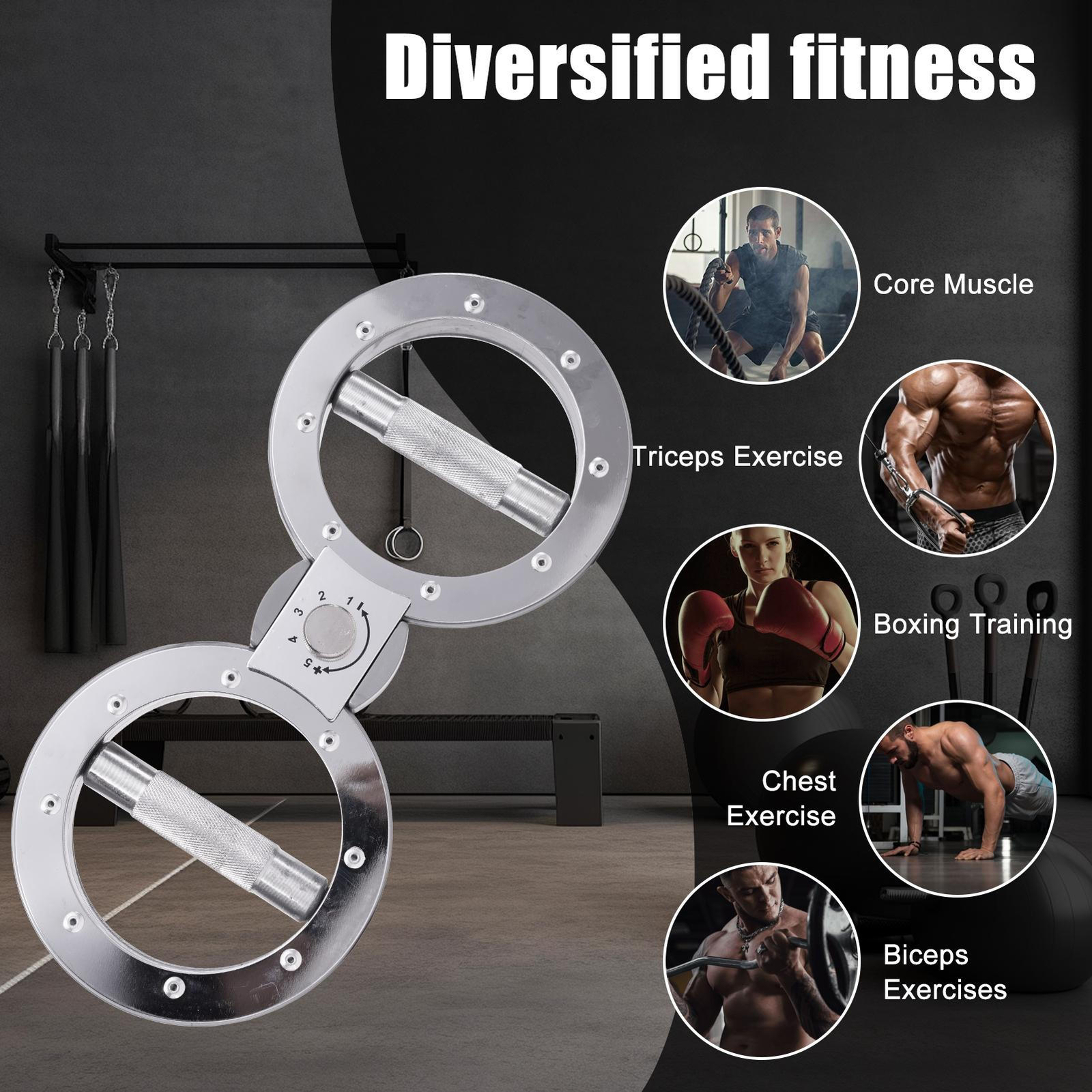 Spinning Burn Rotator Machine Arm Workout Equipment Forearm Trainer